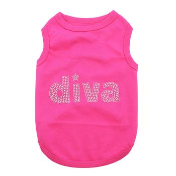 Diva Dog Tank by Parisian Pet - Pink