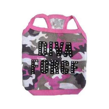 Diva Force Camo Dog Tank Top