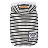 Dobaz Striped Knit Dog Hoodie - Navy & White