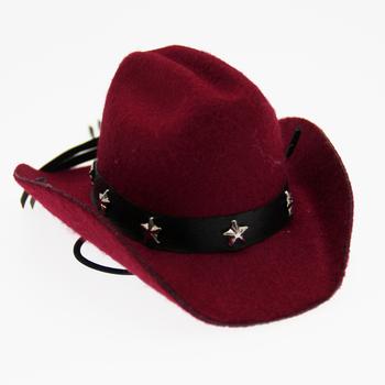 Dog Cowboy Hat - Red