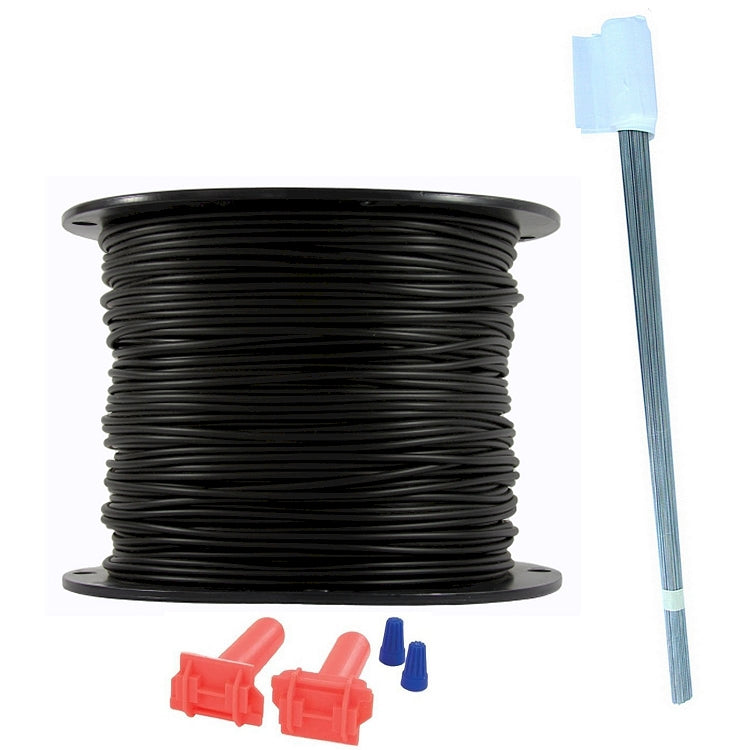 Essential Pet Heavy Duty In-Ground Fence Wire and Flag Kit 1000 Feet