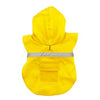 Rain Jacket with Reflective Strip - Yellow