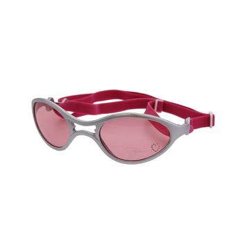 Doggles - K9 Optix Rubber Sunglasses for Dogs - Silver with Pink Lens