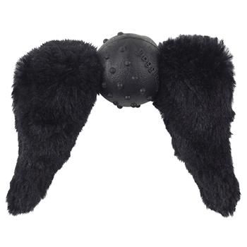 Doggles Mustache Dog Toy - Black Chops