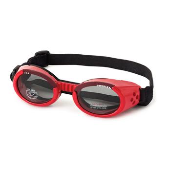 Doggles - ILS Shiny Red Frame with Smoke Lens