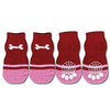 Doggy Socks - Dog Bone Red / Pink