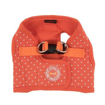 Dotty Dog Harness Vest by Puppia - Orange - 4 Pet Supply