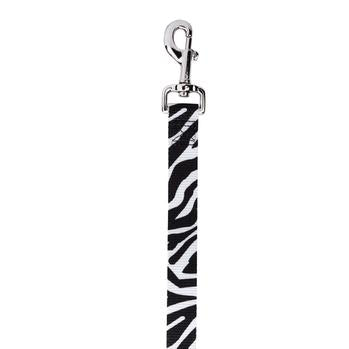 East Side Collection Animal Print Leash - Zebra