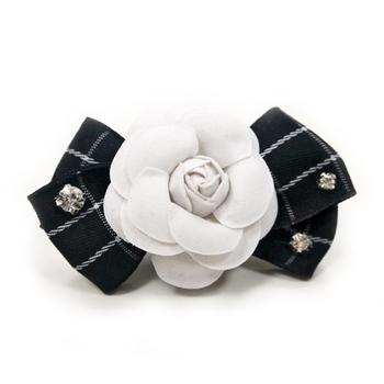 EasyBOW Flower Bow Dog Collar Attachment by Dogo - Black