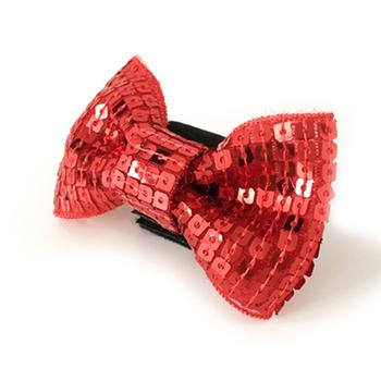 EasyBOW Sequins Dog Collar Attachment by Dogo - Red