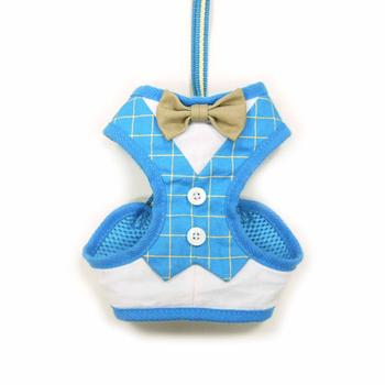 EasyGo Bowtie Dog Harness by Dogo - Blue