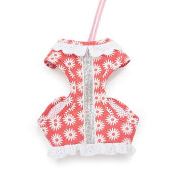 EasyGO Flower Bling Dog Harness by Dogo - Pink