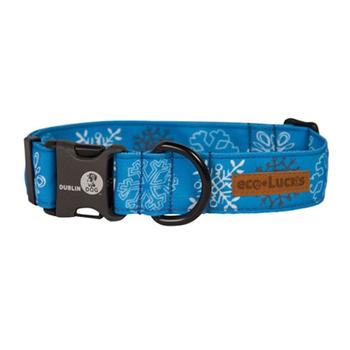 Eco-Lucks Christmas Collection Dog Collar - Frostbite