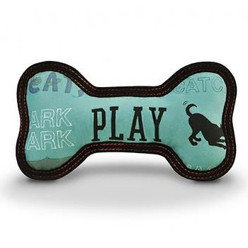 ECO P.L.A.Y. Bone Dog Toy - Powder Blue