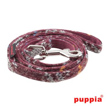 Eldric Dog Lead by Puppia - Wine