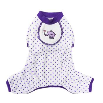 Elephant Dog Pajamas - Purple