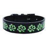 Embroidered Shamrock Dog Collar by Mirage