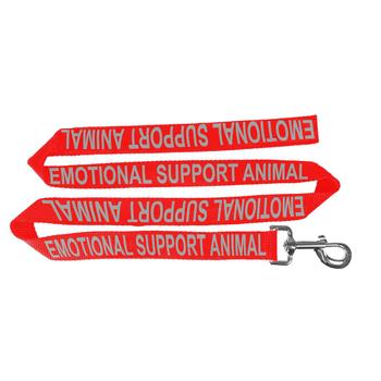 Emotional Support Animal Dog Leash - Red