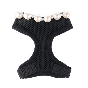 Fabuleash Boo Collection Pearl Dog Harness - Black