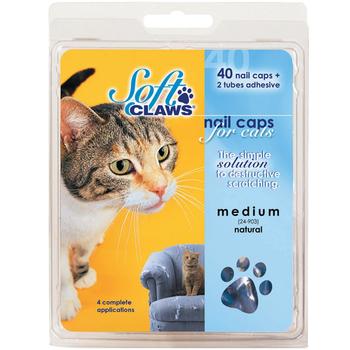 Feline Soft Claws Nail Caps Home Kit - Red
