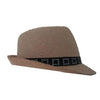 Felt Fedora Dog Hat - Tan