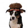 Flame Visor Dog Hat with Spikey Hair