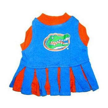 Florida Gators Cheerleader Dog Dress