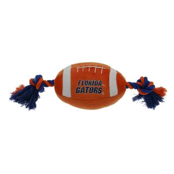 Florida Gators Plush Football Dog Toy