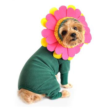 Flower Dog Costume with Flower Headpiece by Doggie Design