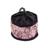 Foldable Dog Travel Bowl by Doggles - Pink Hearts