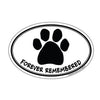 Forever Remembered Oval Magnet