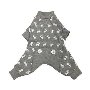 foufou Dog Moose Dog Pajamas - Gray