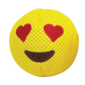 FouFou Dog Emoji Ball Dog Toy - Love