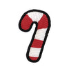 FouFou Dog Holiday Cutout Tough Dog Toy - Candy Cane