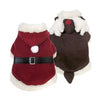 FouFou Dog Santa/Reindeer Reversible Suit Dog Jacket