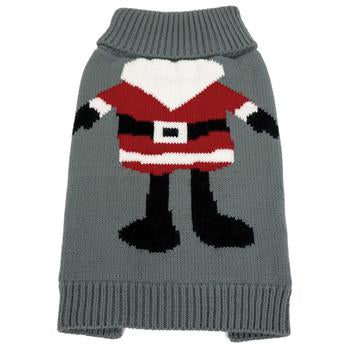 FouFou Dog Ugly Christmas Dog Sweater - Santa