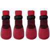 FouFou Rubber Dipped Dog Socks - Red