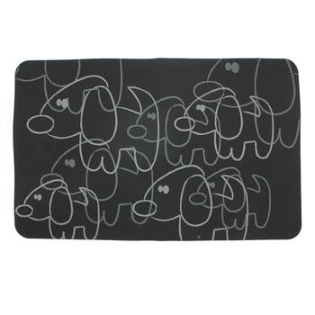 FouFou Silicone Dog Placemat - Black