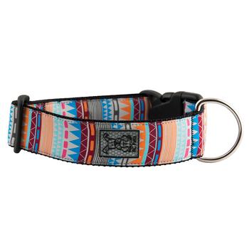 Fringe Wide Clip Adjustable Dog Collar