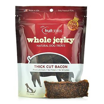 Fruitables Jerky - Thick Cut Bacon - 4 Pet Supply