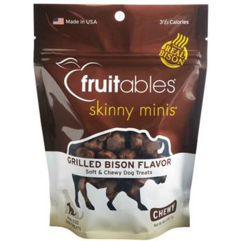 Fruitables Skinny Minis Dog Treat - Grilled Bison