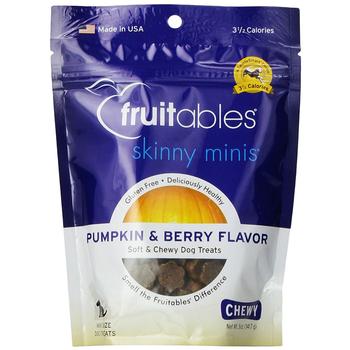 Fruitables Skinny Minis Dog Treat - Pumpkin/Berry