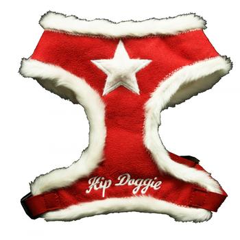 Fur Star Harness by Hip Doggie - Red