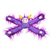 Furry Horned Monsterpulls Dog Toy by Doggles - Purple