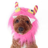 Furry Monster Dog Hat by Dogo - Pink