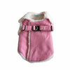 Furry Winter Harness Coat by Dogo - Pink