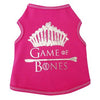 Game of Bones Dog Tank - Hot Pink