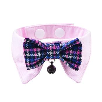 Gareth Cat Shirt Collar and Bow Tie By Catspia - Pink