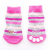 GF Pet Anti-Slip Dog Socks - Pink Stripes