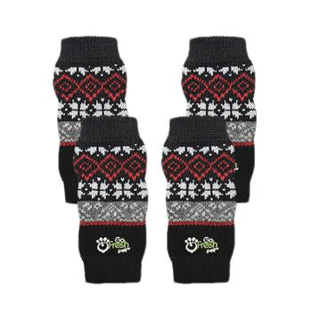 GF Pet Dog Leg Warmers - Red Nordic